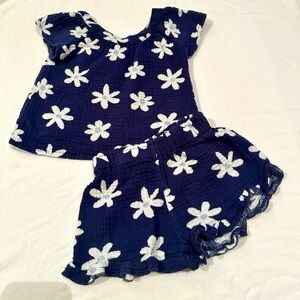 Btween Toddler Girl's Floral Outfit